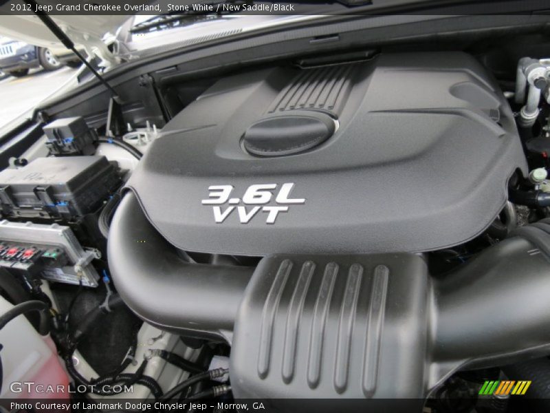Stone White / New Saddle/Black 2012 Jeep Grand Cherokee Overland