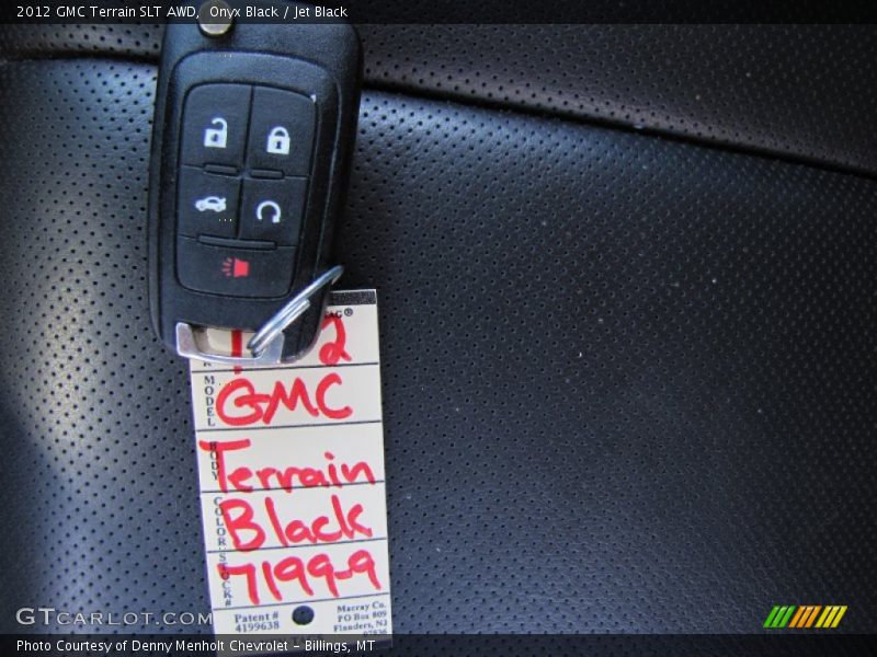 Onyx Black / Jet Black 2012 GMC Terrain SLT AWD
