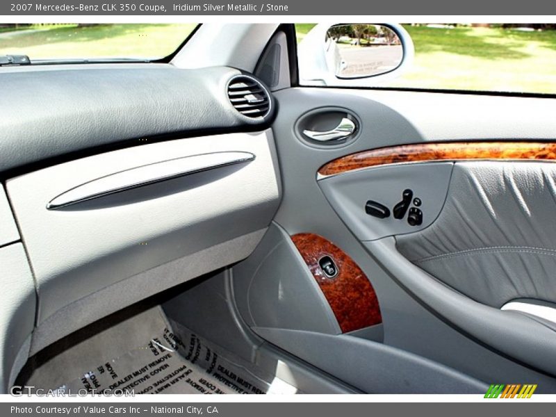 Iridium Silver Metallic / Stone 2007 Mercedes-Benz CLK 350 Coupe