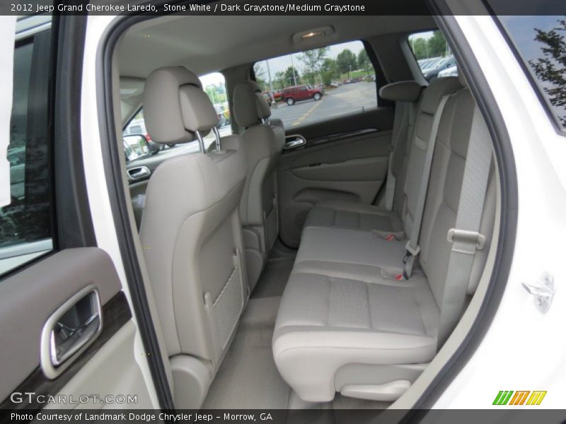 Stone White / Dark Graystone/Medium Graystone 2012 Jeep Grand Cherokee Laredo