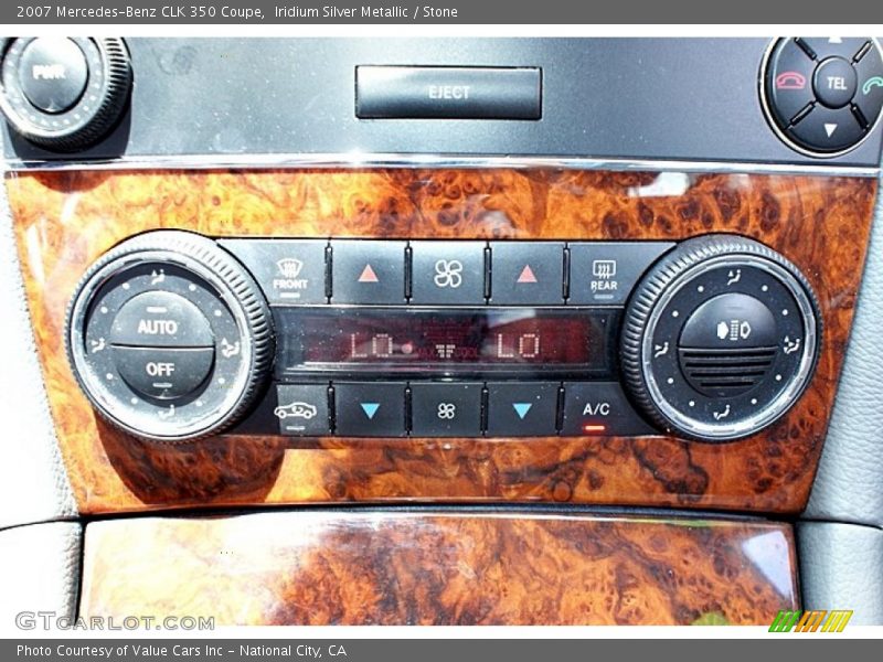 Controls of 2007 CLK 350 Coupe