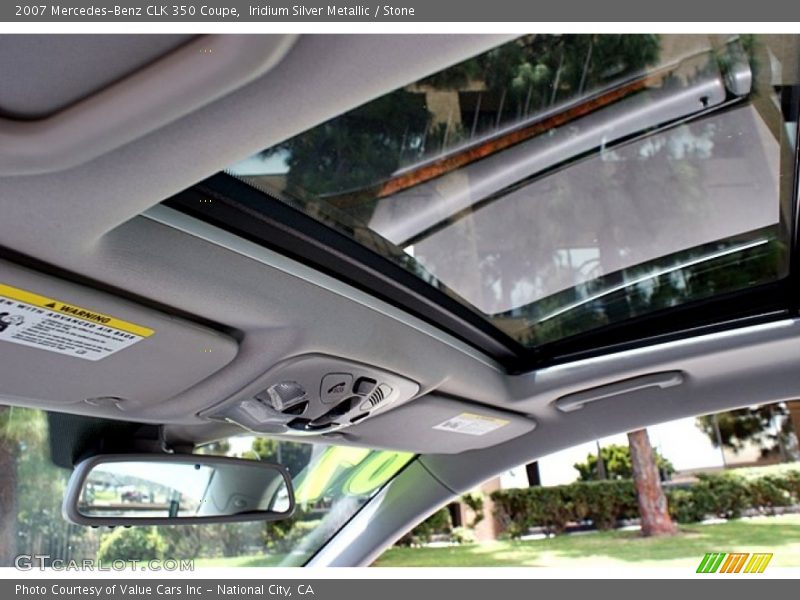 Sunroof of 2007 CLK 350 Coupe