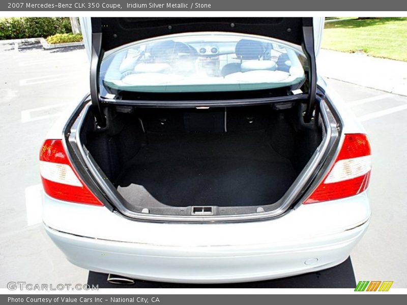 Iridium Silver Metallic / Stone 2007 Mercedes-Benz CLK 350 Coupe