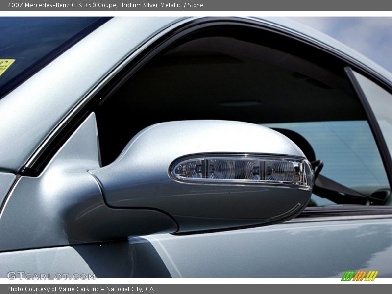Iridium Silver Metallic / Stone 2007 Mercedes-Benz CLK 350 Coupe