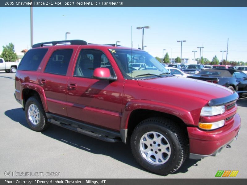 Sport Red Metallic / Tan/Neutral 2005 Chevrolet Tahoe Z71 4x4