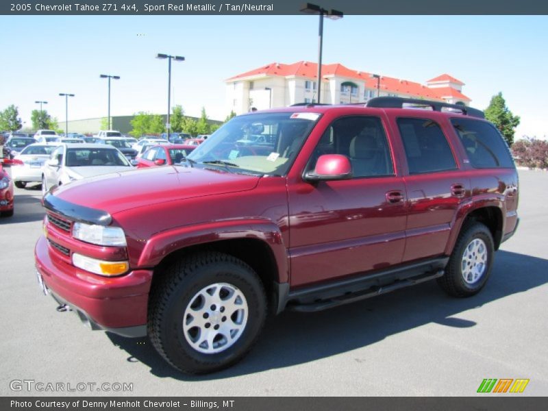 Sport Red Metallic / Tan/Neutral 2005 Chevrolet Tahoe Z71 4x4