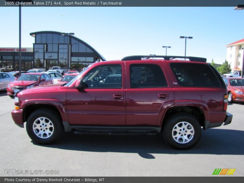 Sport Red Metallic / Tan/Neutral 2005 Chevrolet Tahoe Z71 4x4