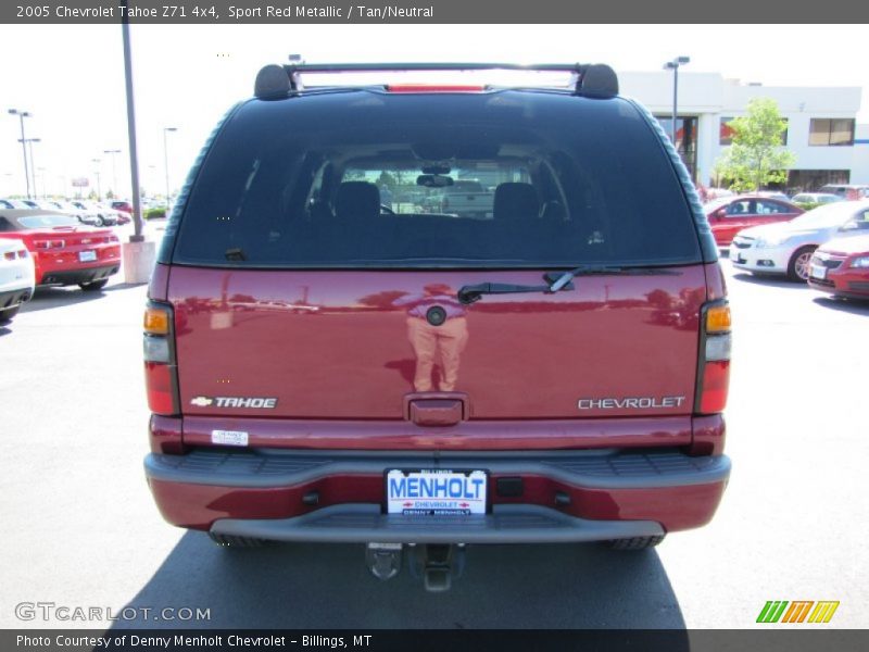 Sport Red Metallic / Tan/Neutral 2005 Chevrolet Tahoe Z71 4x4