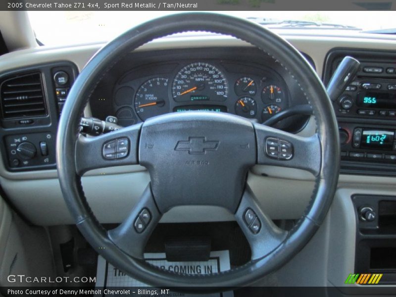 Sport Red Metallic / Tan/Neutral 2005 Chevrolet Tahoe Z71 4x4