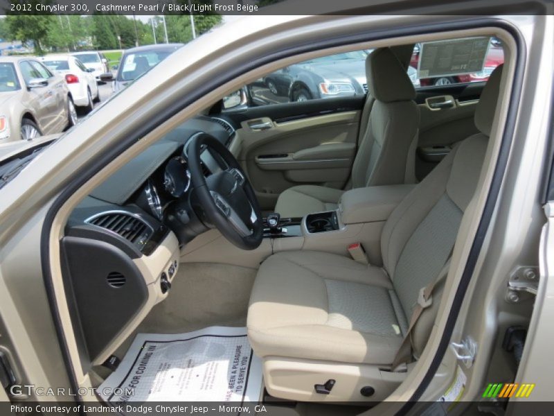 Cashmere Pearl / Black/Light Frost Beige 2012 Chrysler 300