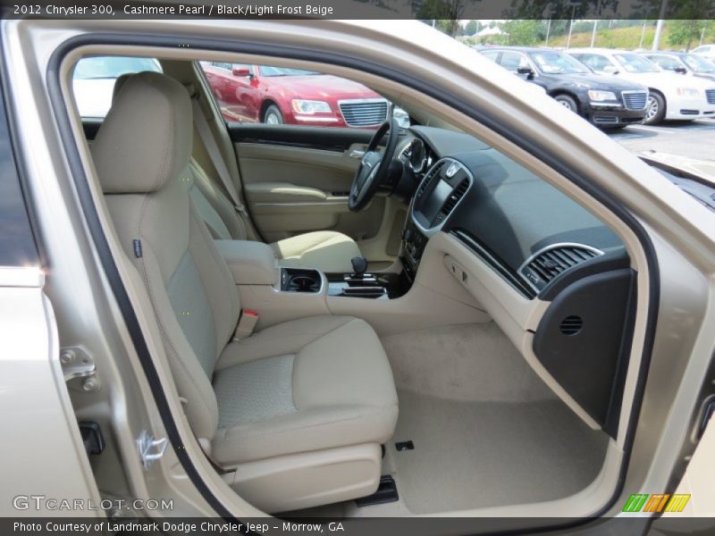 Cashmere Pearl / Black/Light Frost Beige 2012 Chrysler 300