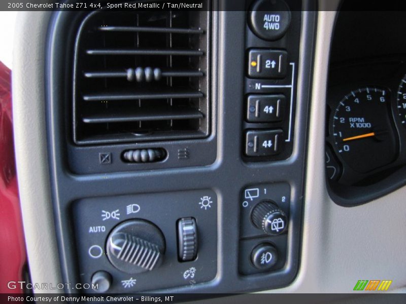 Sport Red Metallic / Tan/Neutral 2005 Chevrolet Tahoe Z71 4x4