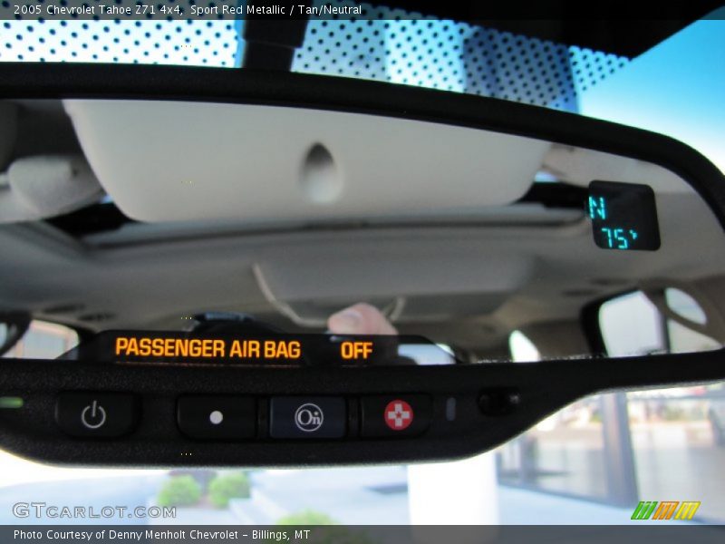 Sport Red Metallic / Tan/Neutral 2005 Chevrolet Tahoe Z71 4x4
