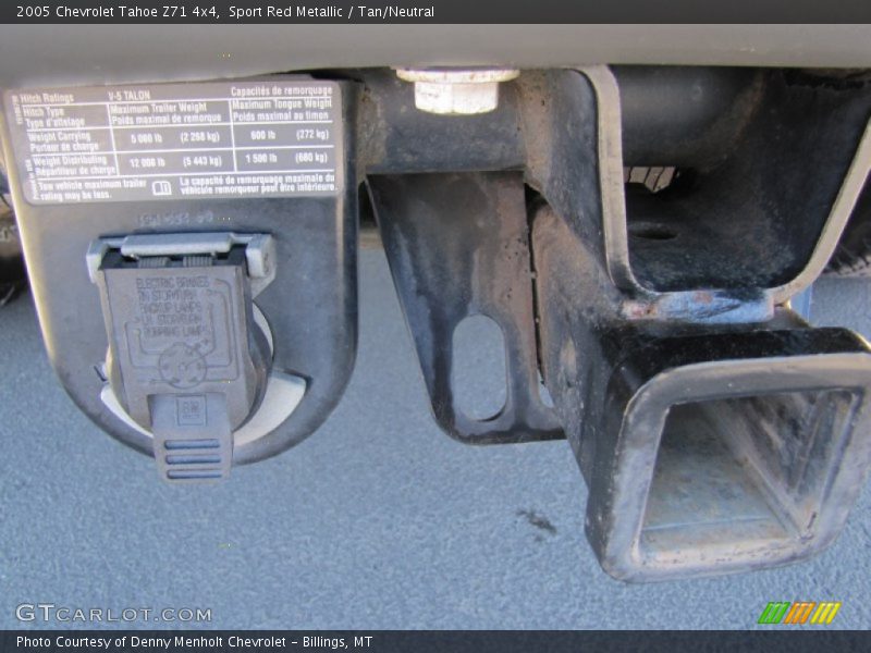 Sport Red Metallic / Tan/Neutral 2005 Chevrolet Tahoe Z71 4x4