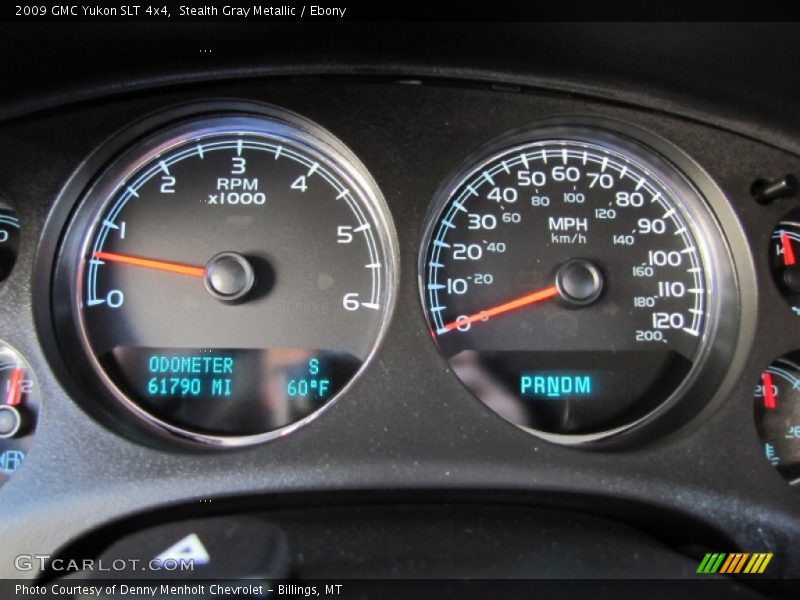 Stealth Gray Metallic / Ebony 2009 GMC Yukon SLT 4x4