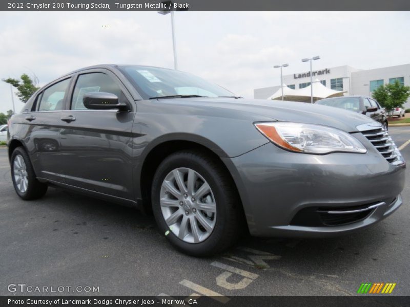 Tungsten Metallic / Black 2012 Chrysler 200 Touring Sedan