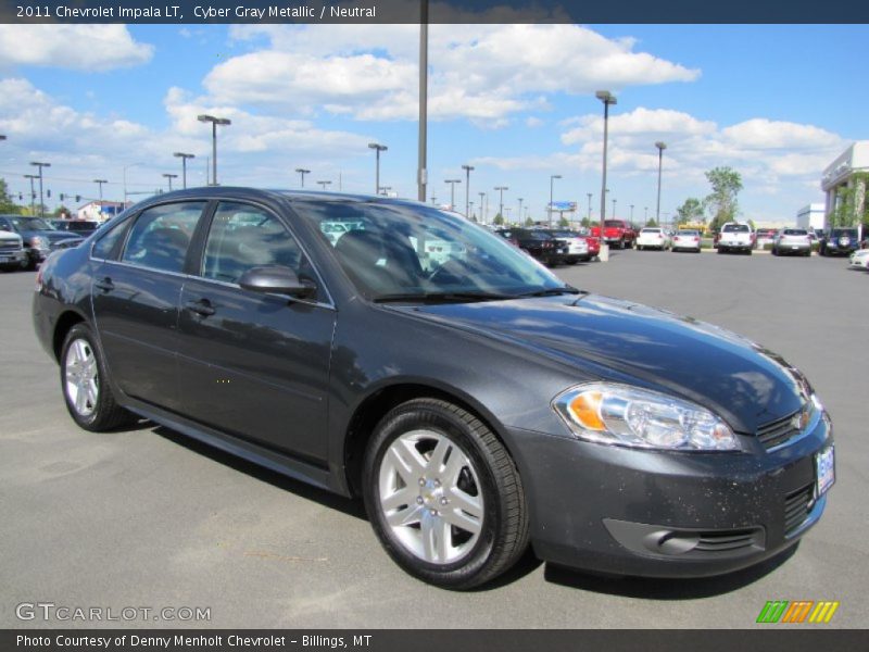 Cyber Gray Metallic / Neutral 2011 Chevrolet Impala LT