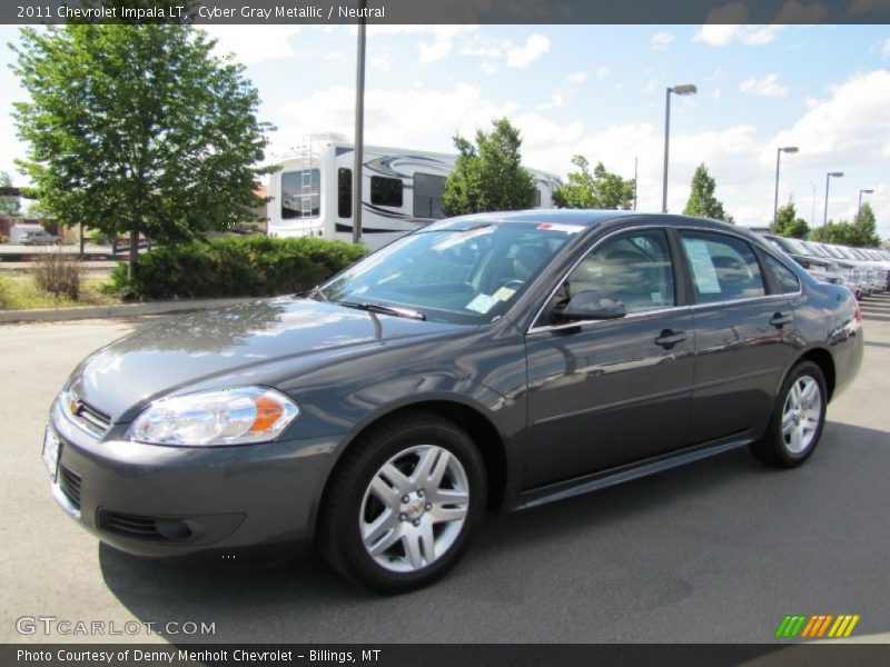 Cyber Gray Metallic / Neutral 2011 Chevrolet Impala LT