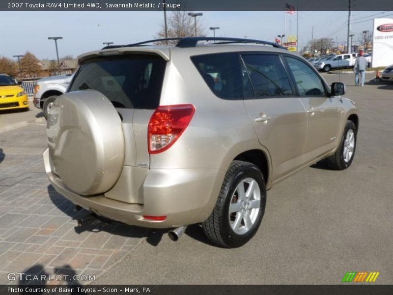 Savannah Metallic / Taupe 2007 Toyota RAV4 Limited 4WD