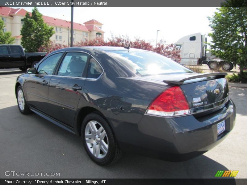 Cyber Gray Metallic / Neutral 2011 Chevrolet Impala LT