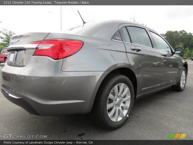 Tungsten Metallic / Black 2012 Chrysler 200 Touring Sedan