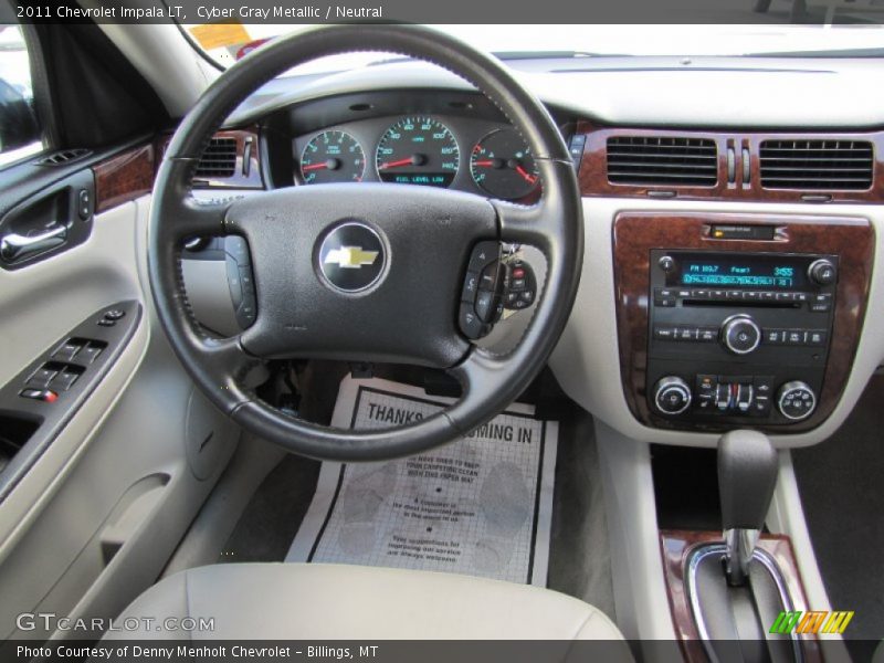 Cyber Gray Metallic / Neutral 2011 Chevrolet Impala LT