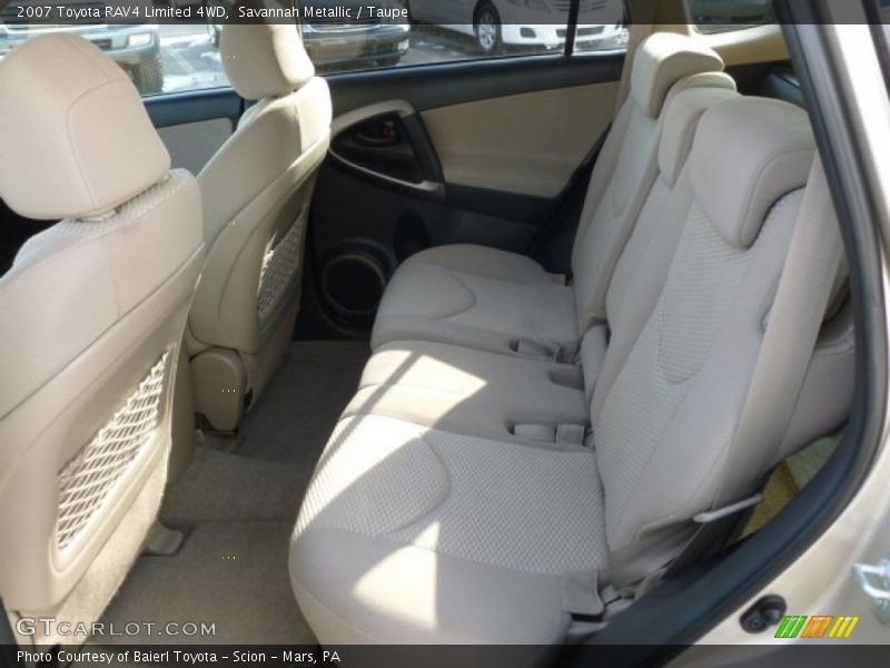 Savannah Metallic / Taupe 2007 Toyota RAV4 Limited 4WD