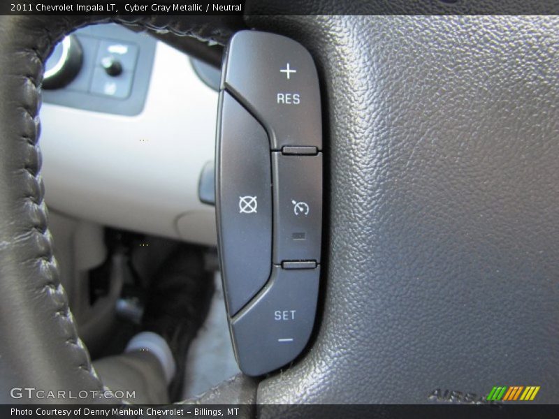 Cyber Gray Metallic / Neutral 2011 Chevrolet Impala LT