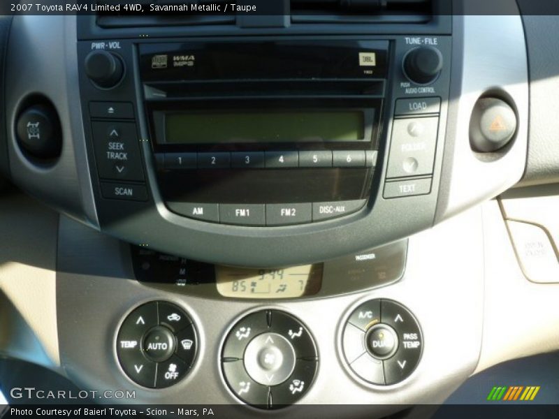 Savannah Metallic / Taupe 2007 Toyota RAV4 Limited 4WD