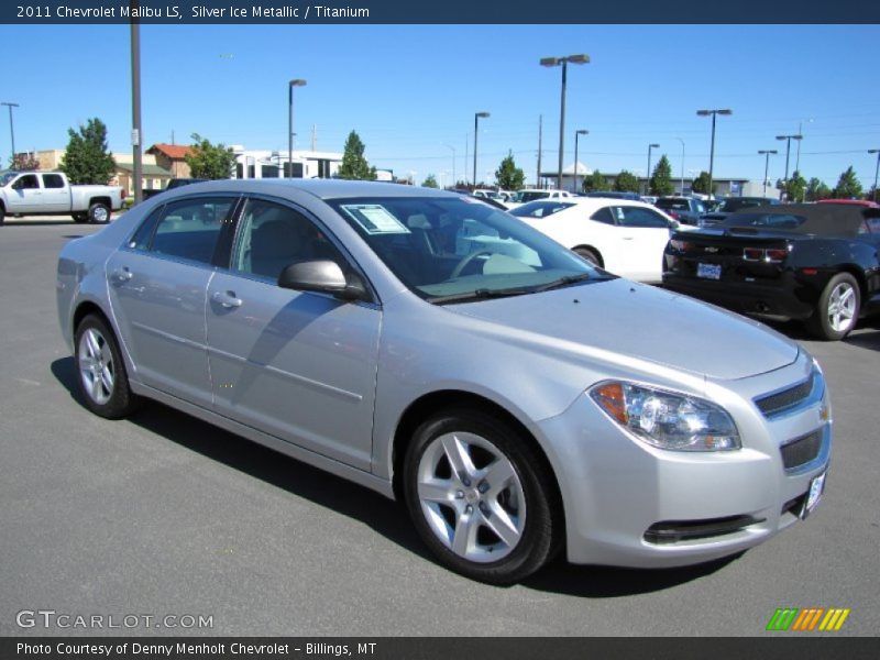 Silver Ice Metallic / Titanium 2011 Chevrolet Malibu LS