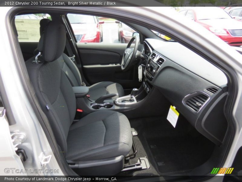 Bright Silver Metallic / Black 2012 Chrysler 200 Touring Sedan