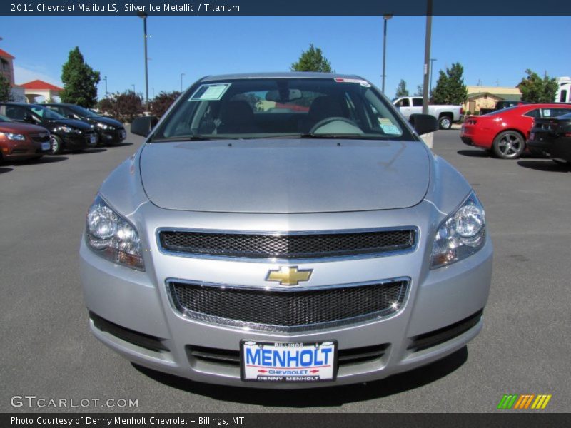 Silver Ice Metallic / Titanium 2011 Chevrolet Malibu LS