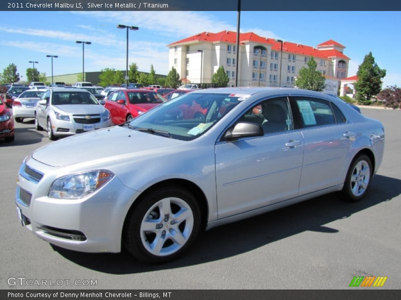 Silver Ice Metallic / Titanium 2011 Chevrolet Malibu LS