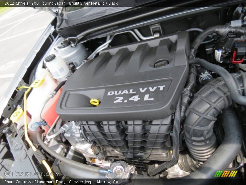 Bright Silver Metallic / Black 2012 Chrysler 200 Touring Sedan