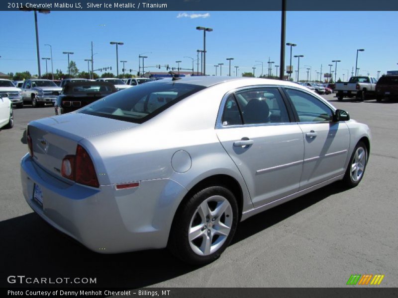 Silver Ice Metallic / Titanium 2011 Chevrolet Malibu LS