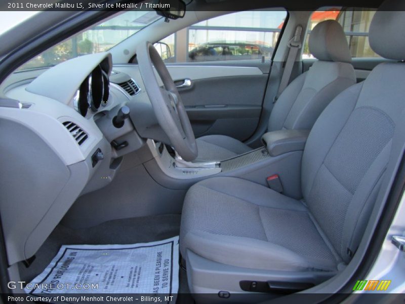 Silver Ice Metallic / Titanium 2011 Chevrolet Malibu LS