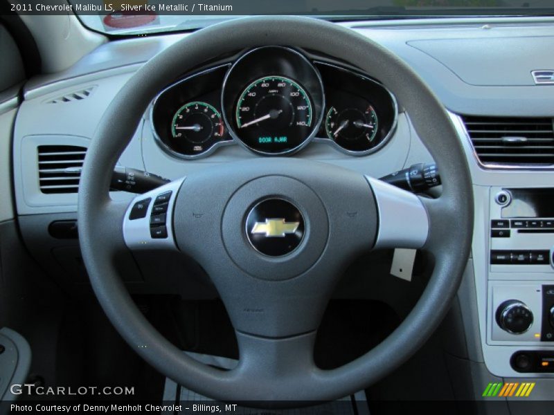 Silver Ice Metallic / Titanium 2011 Chevrolet Malibu LS