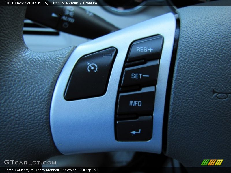 Silver Ice Metallic / Titanium 2011 Chevrolet Malibu LS
