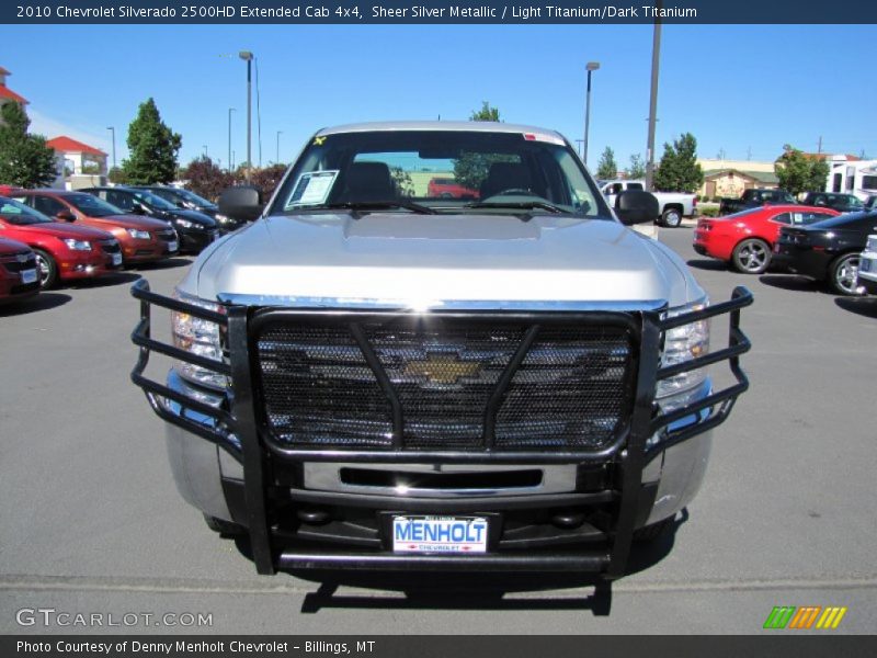 Sheer Silver Metallic / Light Titanium/Dark Titanium 2010 Chevrolet Silverado 2500HD Extended Cab 4x4