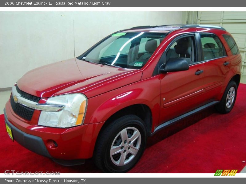 Salsa Red Metallic / Light Gray 2006 Chevrolet Equinox LS