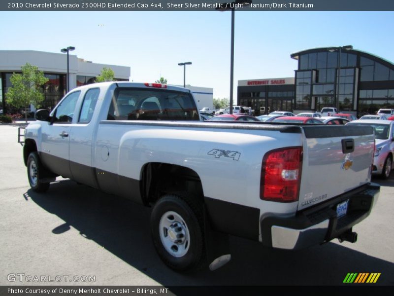 Sheer Silver Metallic / Light Titanium/Dark Titanium 2010 Chevrolet Silverado 2500HD Extended Cab 4x4