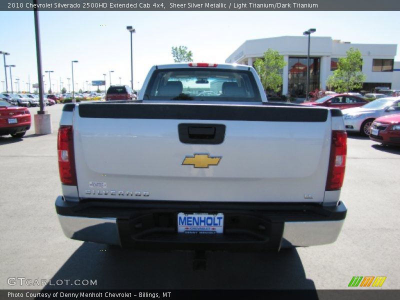 Sheer Silver Metallic / Light Titanium/Dark Titanium 2010 Chevrolet Silverado 2500HD Extended Cab 4x4