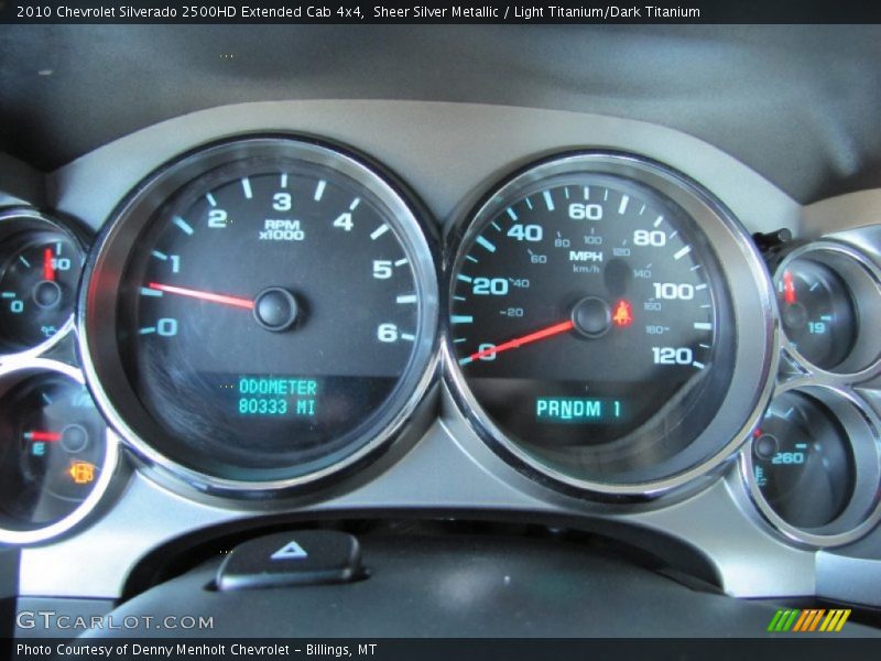  2010 Silverado 2500HD Extended Cab 4x4 Extended Cab 4x4 Gauges