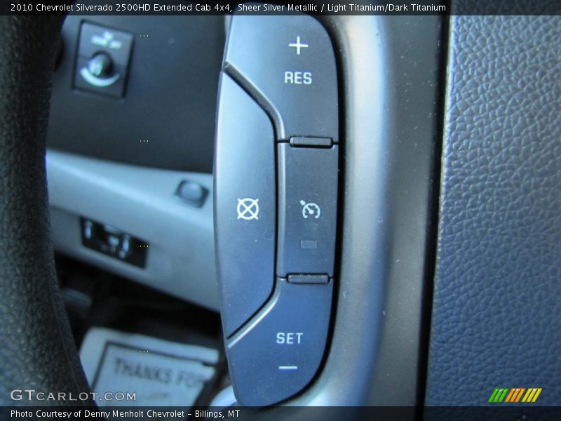 Sheer Silver Metallic / Light Titanium/Dark Titanium 2010 Chevrolet Silverado 2500HD Extended Cab 4x4