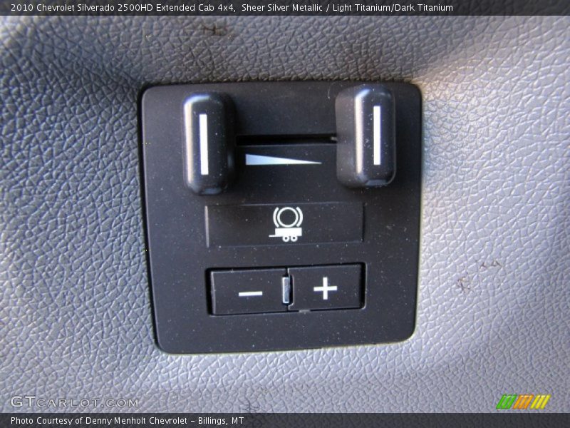 Sheer Silver Metallic / Light Titanium/Dark Titanium 2010 Chevrolet Silverado 2500HD Extended Cab 4x4