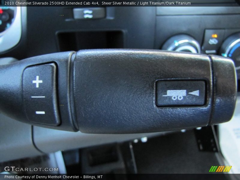 Sheer Silver Metallic / Light Titanium/Dark Titanium 2010 Chevrolet Silverado 2500HD Extended Cab 4x4