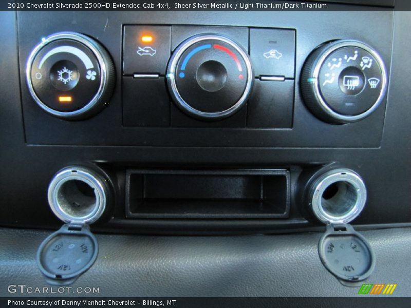 Sheer Silver Metallic / Light Titanium/Dark Titanium 2010 Chevrolet Silverado 2500HD Extended Cab 4x4