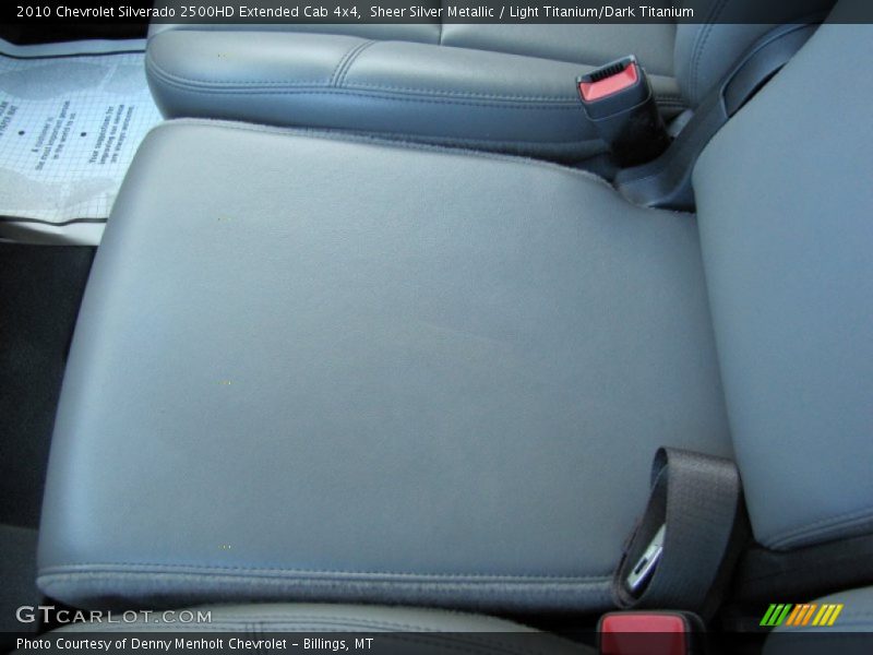 Sheer Silver Metallic / Light Titanium/Dark Titanium 2010 Chevrolet Silverado 2500HD Extended Cab 4x4
