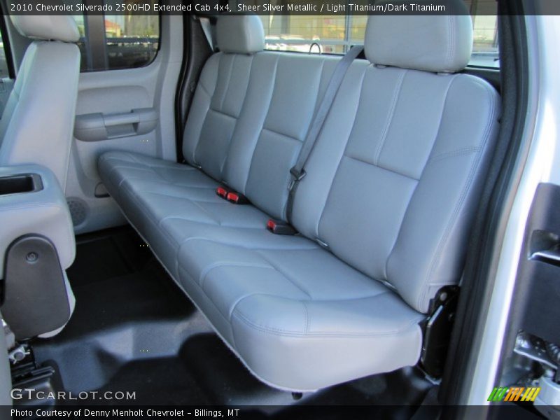 Rear Seat of 2010 Silverado 2500HD Extended Cab 4x4