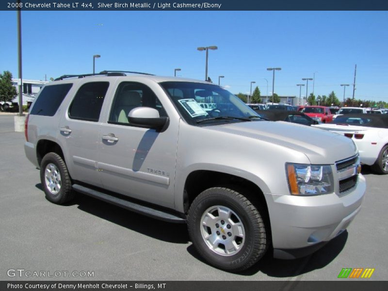 Silver Birch Metallic / Light Cashmere/Ebony 2008 Chevrolet Tahoe LT 4x4